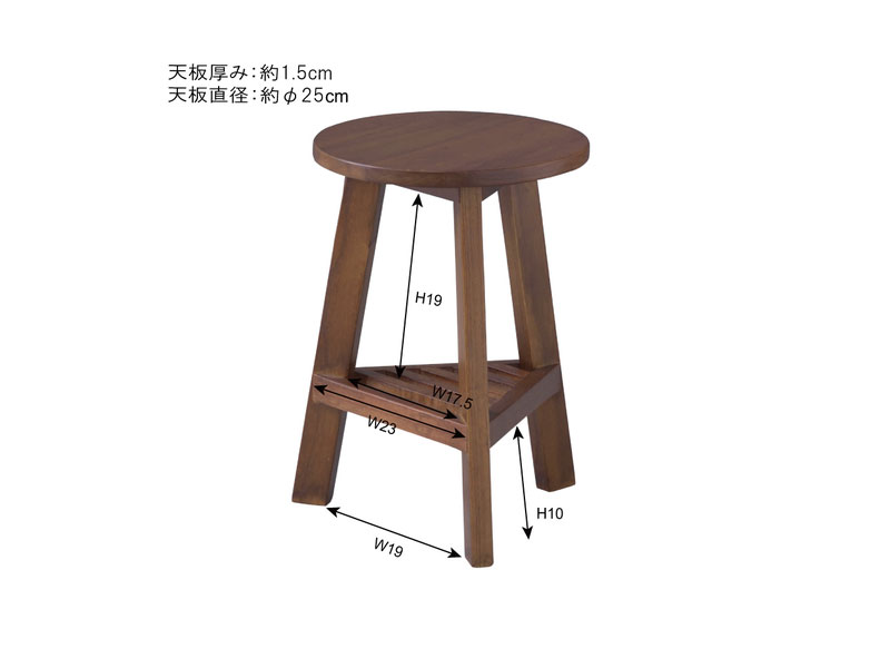天然木のプランターベース
