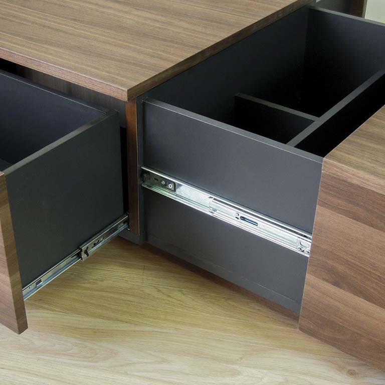 センターテーブル 収納たくさん ブラウン CI 【幅100cm】 おしゃれな収納