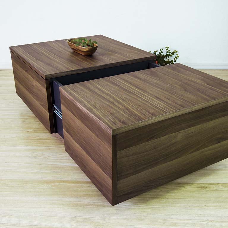 センターテーブル 収納たくさん ブラウン CI 【幅100cm】 おしゃれな収納