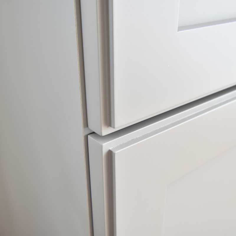 キッチン用ゴミ箱収納｜幅120cmのダストカウンター｜美しく隠す上品なキッチン収納