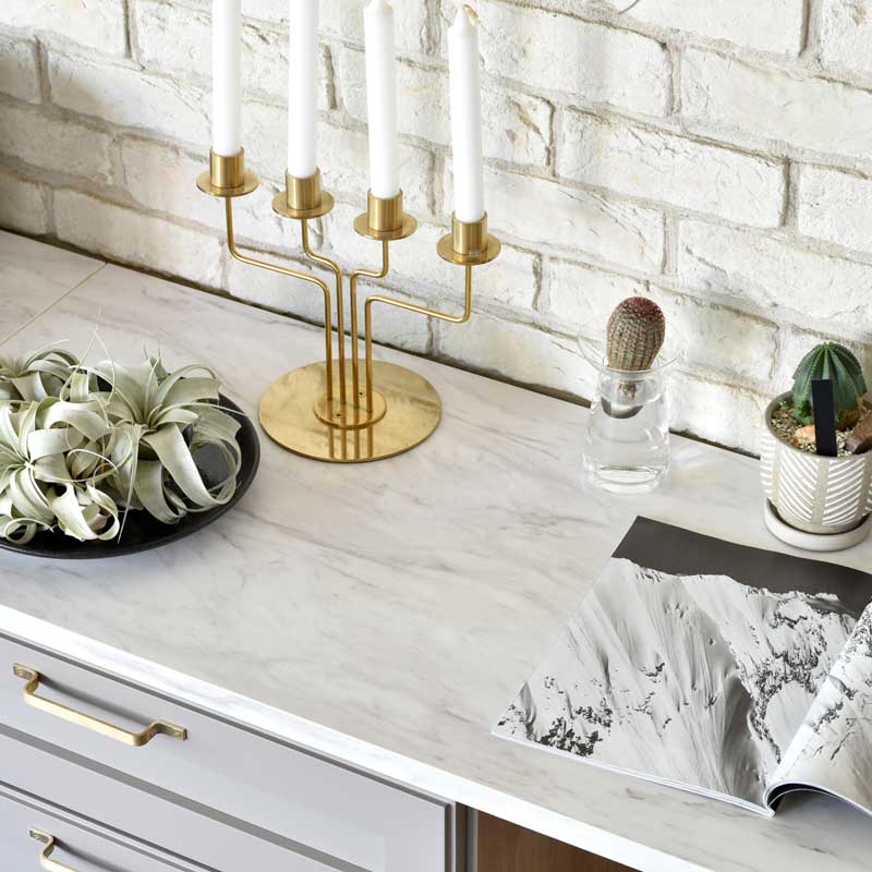 キッチン用ゴミ箱収納｜幅120cmのダストカウンター｜美しく隠す上品なキッチン収納