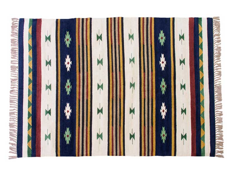 ネイティブ柄のマルチラグ｜130*190