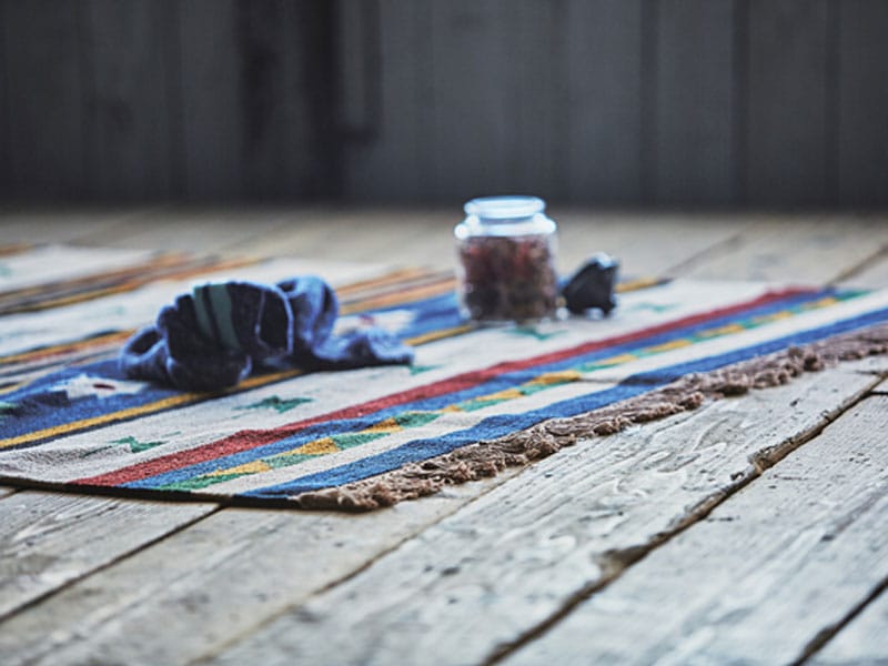 ネイティブ柄のマルチラグ｜130*190