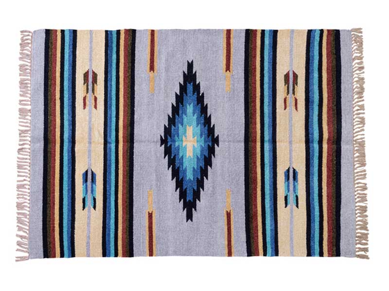 ネイティブ柄のマルチラグ｜130*190