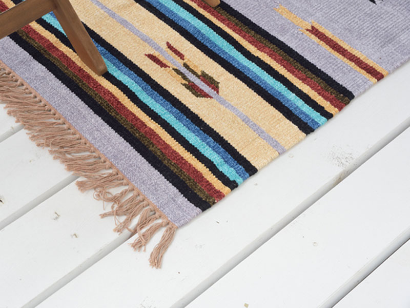 ネイティブ柄のマルチラグ｜130*190