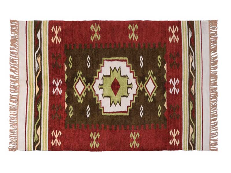 ネイティブ柄のマルチラグ｜130*190