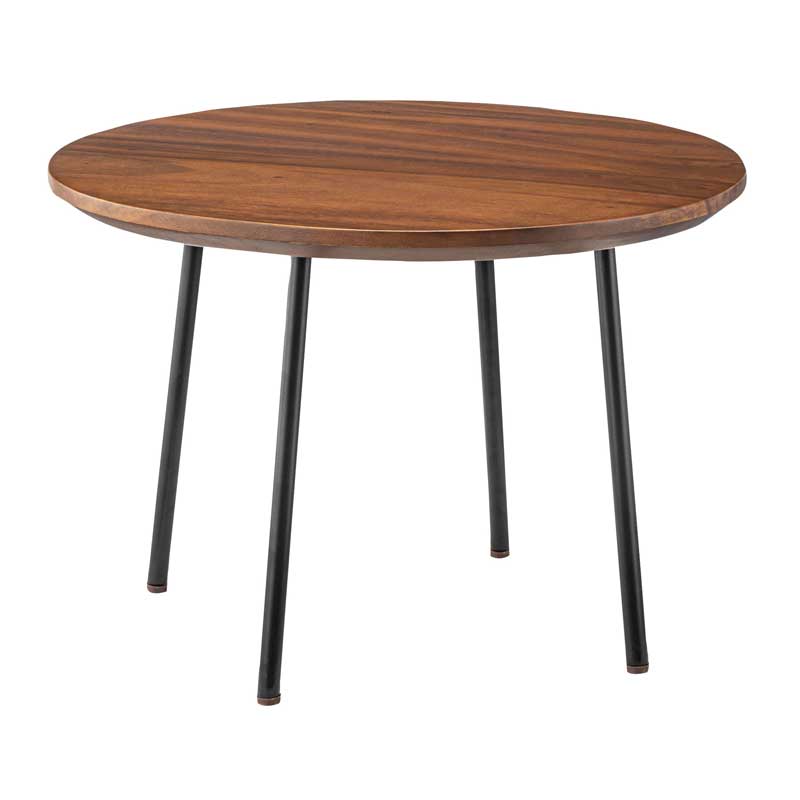 切り株風ラウンドサイドテーブル｜素朴さ際立つ木の温もり