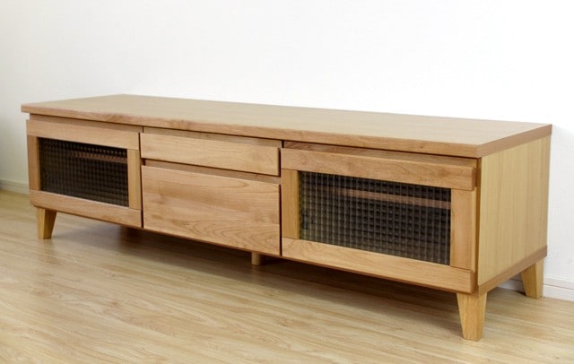 テレビボード アルダー無垢材 FL 【幅150cm】 ナチュラル 家具アルダー無垢材