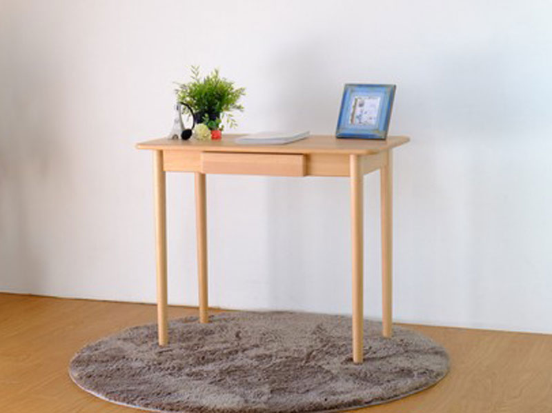 ナチュラルなコンパクトサイズのワークデスク｜幅90cm｜FL