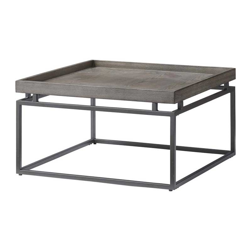 モダン脚が映えるスクエアデザインのローテーブル｜幅65cm