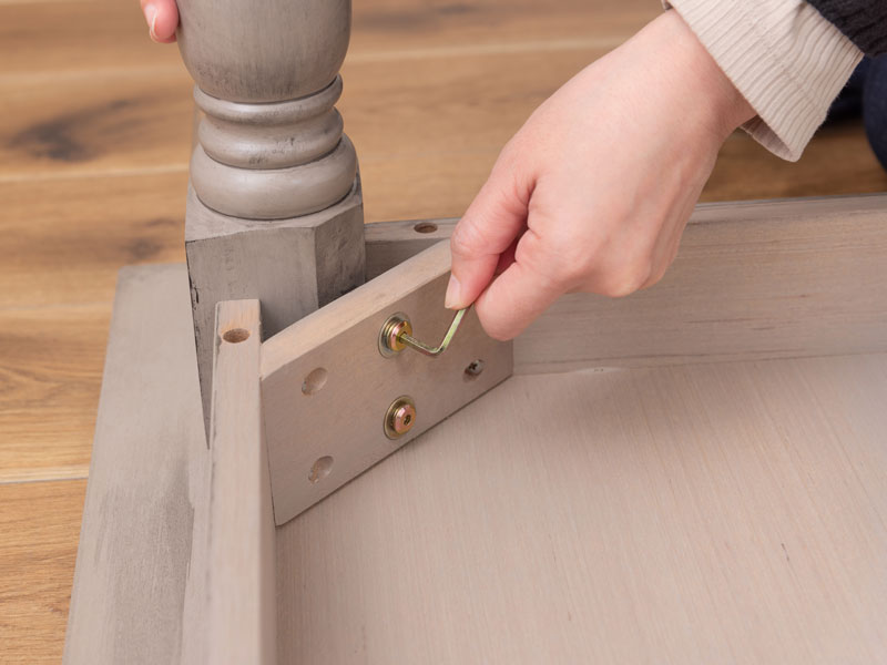 クラシックデザインのダイニングテーブル | フレンチシャビー|幅150cm