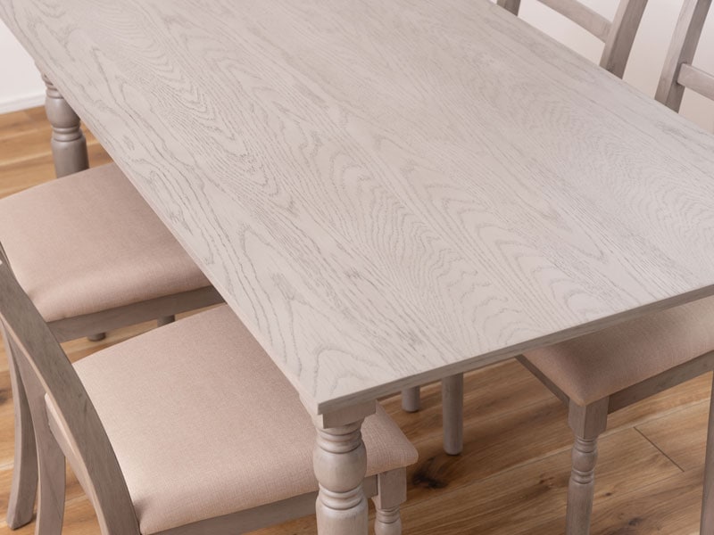 クラシックデザインのダイニングテーブル | フレンチシャビー|幅150cm