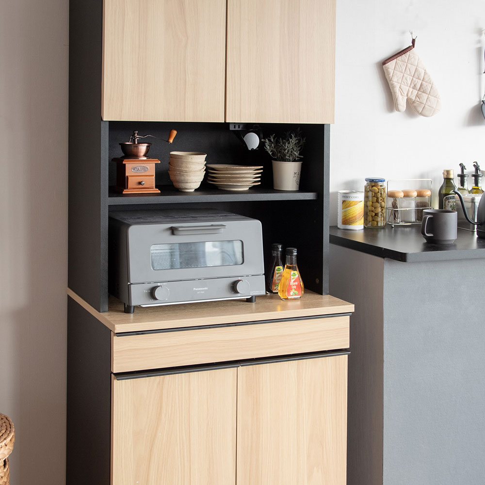 キッチンキャビネット　キッチンカウンター　ダストボックス　ゴミ箱収納 楽天市場】キッチンカウンター ゴミ箱 ダストボックス 幅140cm 高さ