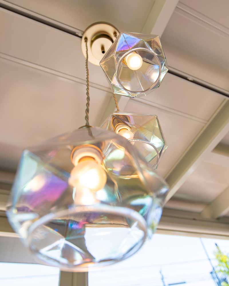 ペンダントライト 3灯 ガラス 天井吊り下げ 完成品｜おしゃれなダイニング照明