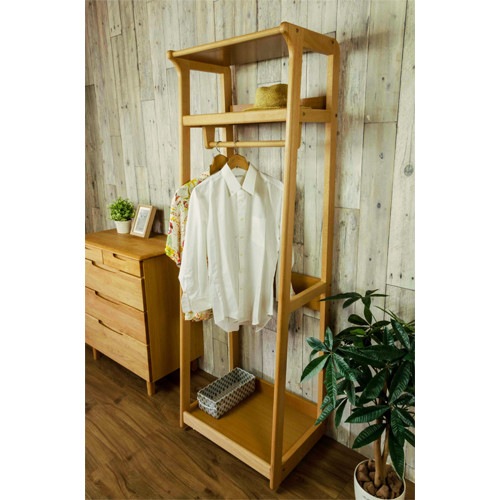 ハンガーラック 収納 FO【幅60cm】おしゃれな収納家具