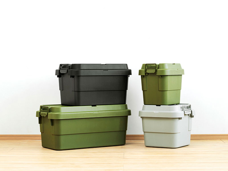 蓋つき収納ボックス｜アウトドア仕様｜30L深型 | インテリア・家具の