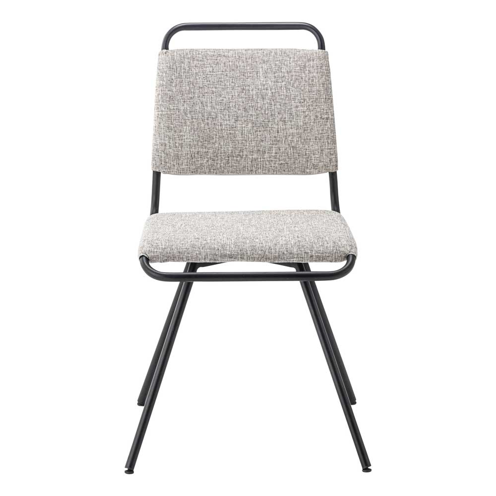 インダストリアルデザインの回転式ハイチェア｜おしゃれなファブリック座面