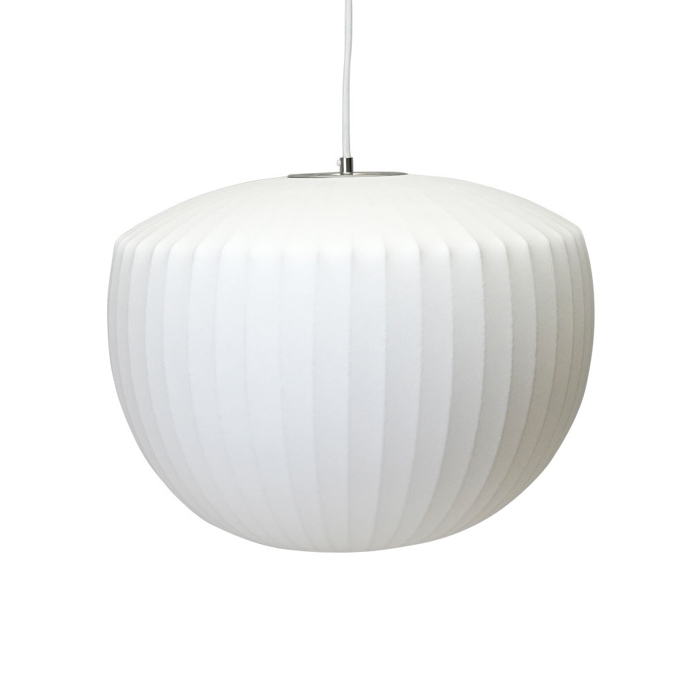 ペンダントライト アップルペンダント 白 LED対応  照明 完成品｜ジョージ・ネルソン｜リプロダクト