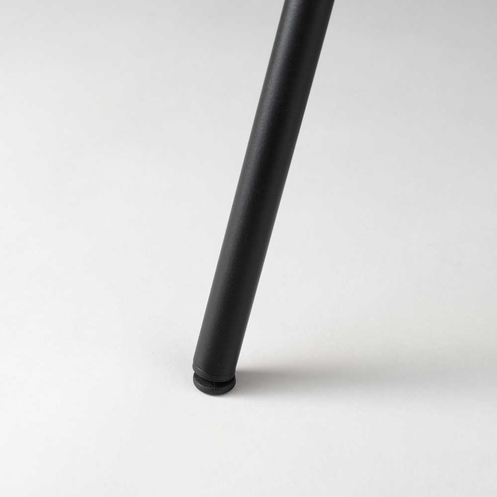 インダストリアルデザインの回転式ダイニングチェア|おしゃれなファブリック座面