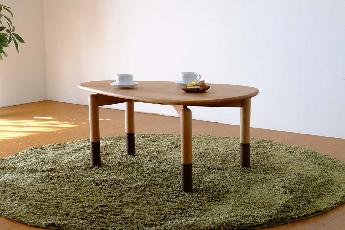 おしゃれなローテーブル 4段階の高さ調節 CH【幅100cm】おしゃれなインテリア