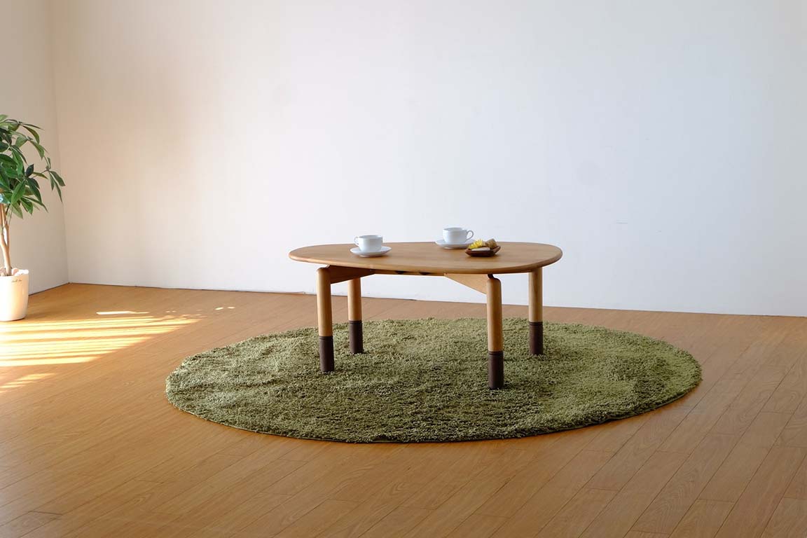 おしゃれなローテーブル 4段階の高さ調節 CH【幅100cm】おしゃれなインテリア