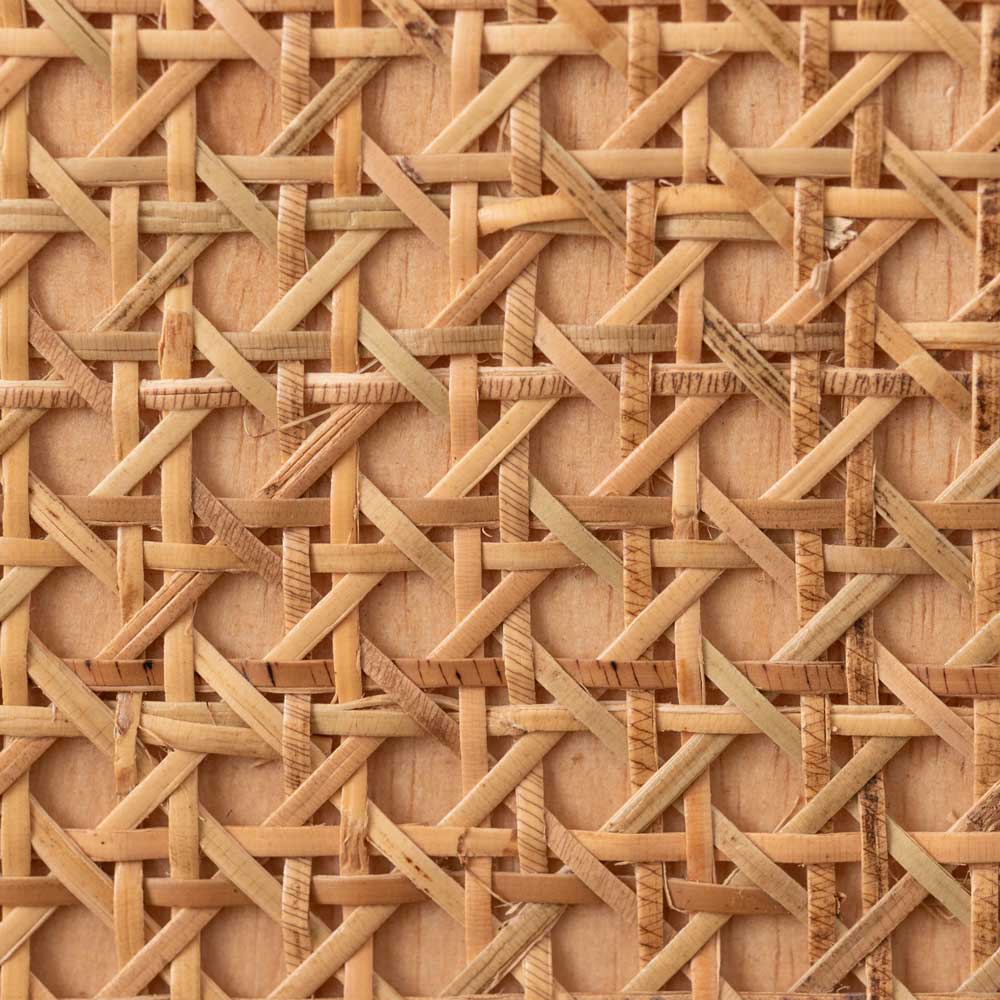 ラタン×天然木アンティーク調デスク｜ボビン脚デザイン