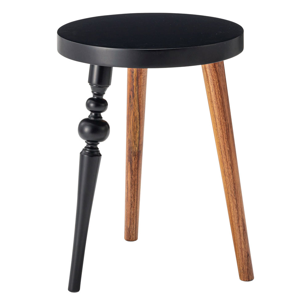 ろくろ脚の個性的なサイドテーブル｜アーバンモダンなインテリア