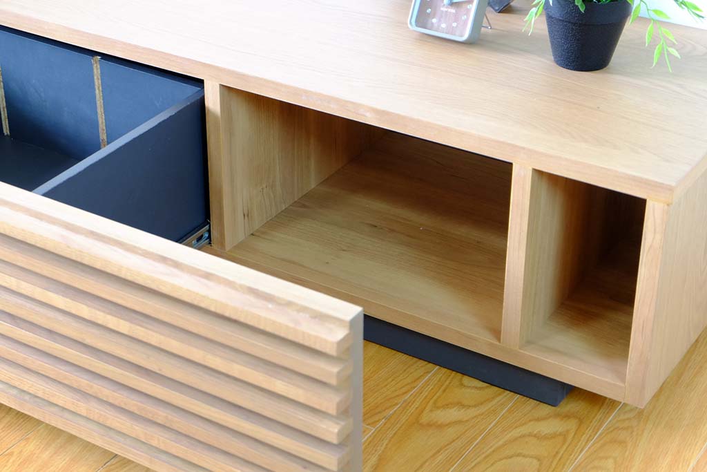 テレビボード 格子デザイン【幅180cm】北欧家具