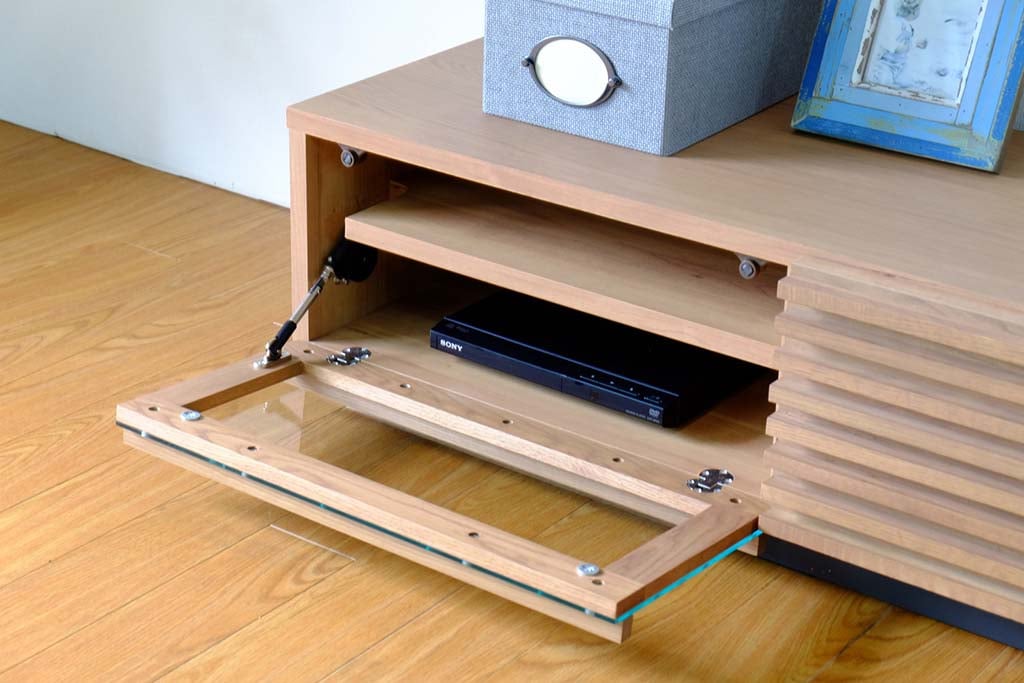 テレビボード 格子デザイン【幅180cm】北欧家具