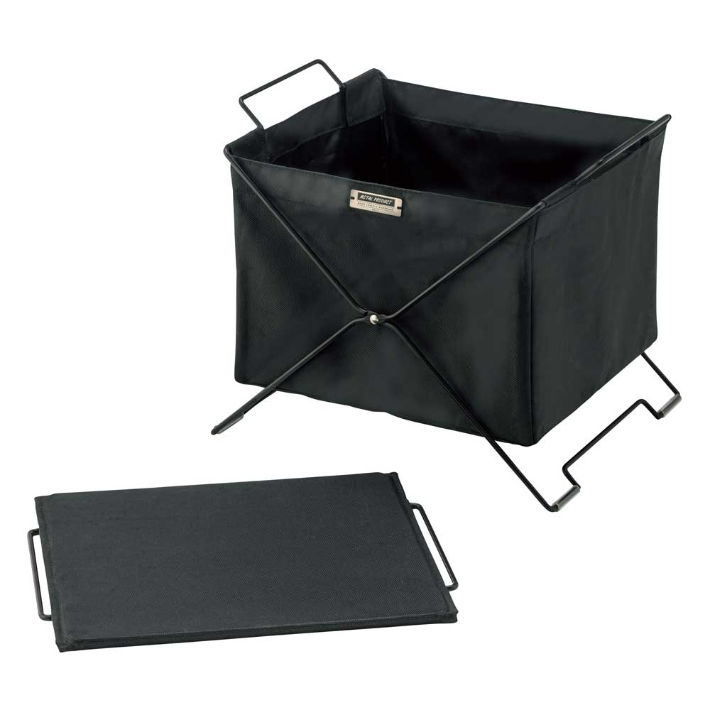 スタッキング収納ボックス|フタ付き・折りたたみ・サイドテーブル対応