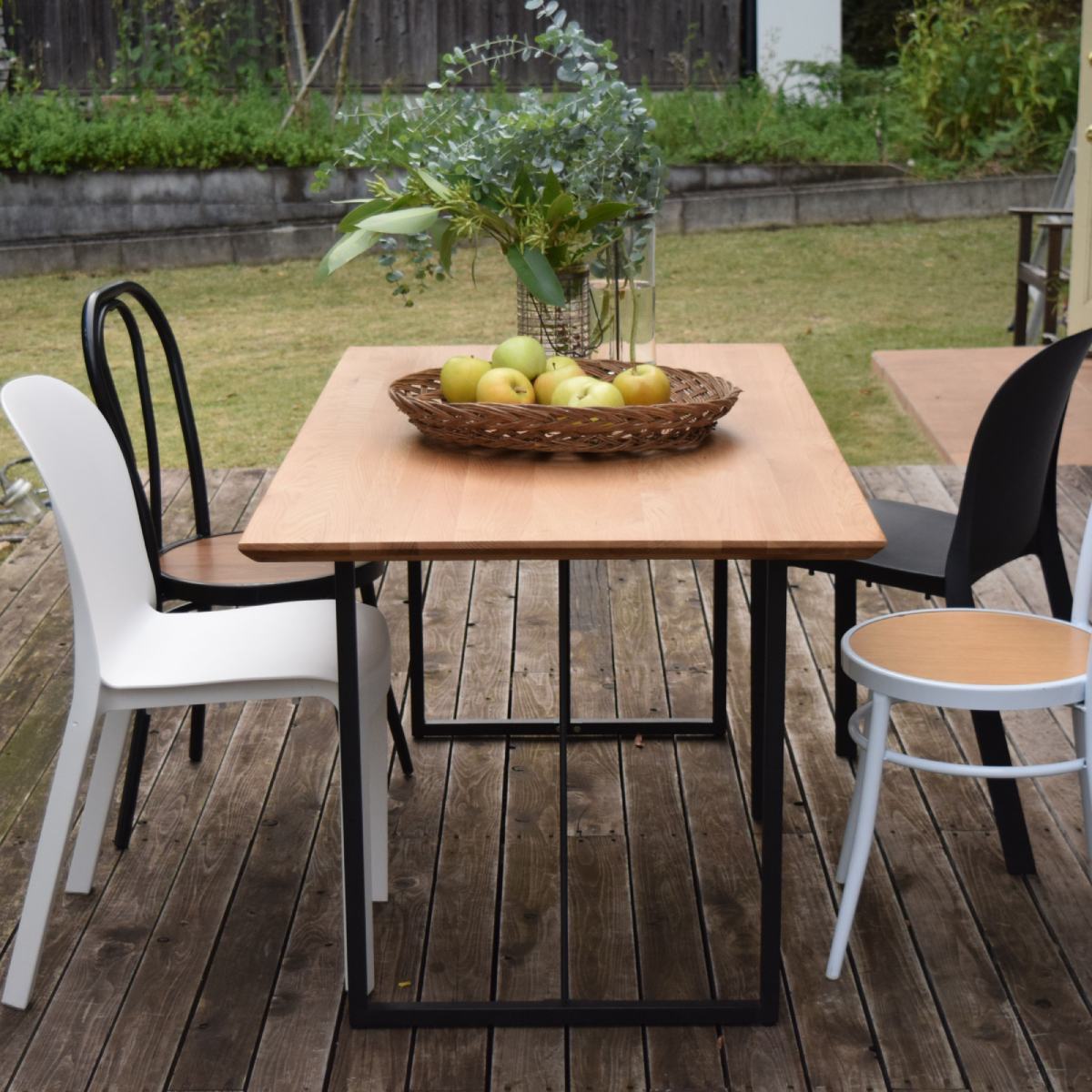 ダイニングチェア スタッキング 北欧 軽量 座面高47cm 完成品｜お