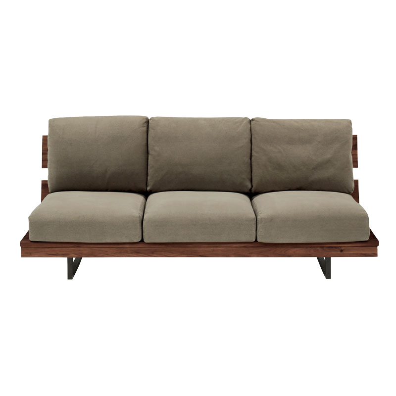 アイアン脚の3人掛けソファ｜ナチュラルクールインテリア