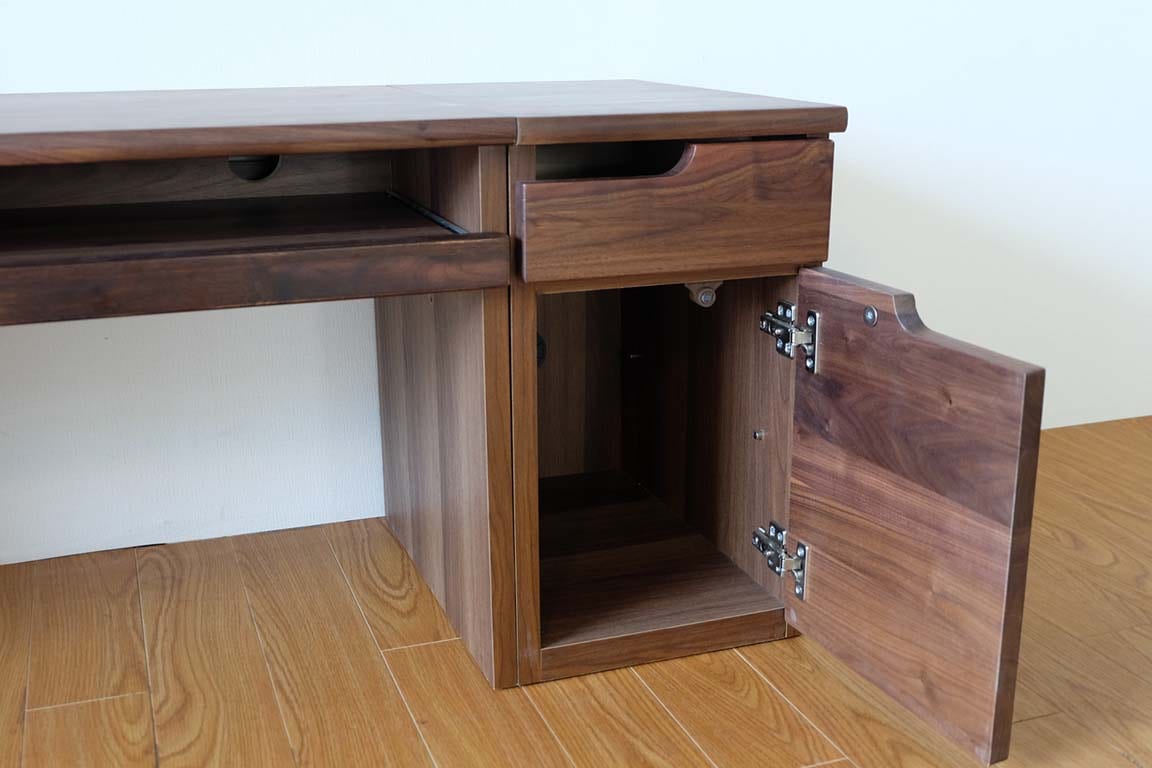 パソコンデスク ロータイプ ブラウン RE【幅120cm】書斎 インテリア