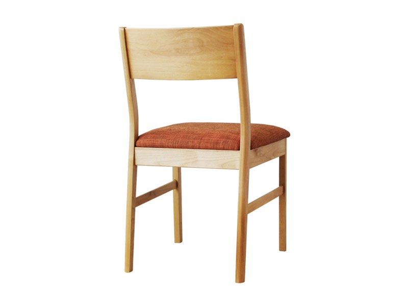 北欧ナチュラルなダイニングチェア|オレンジ