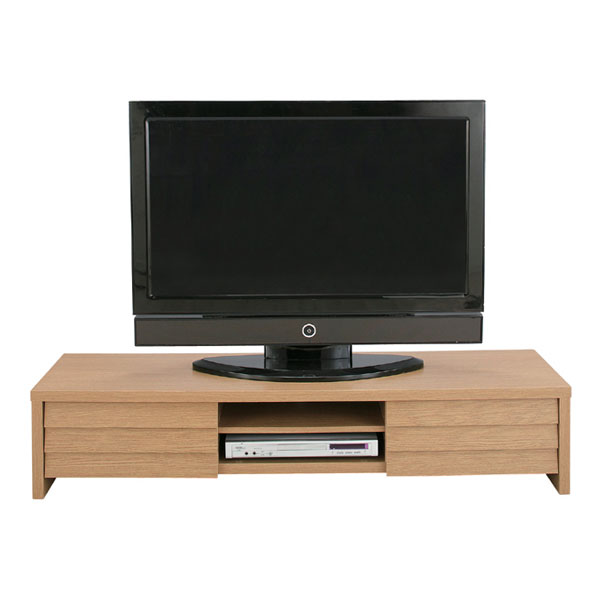 よろい木目の引き出しがアクセントになったテレビボード | シンプルスタイル