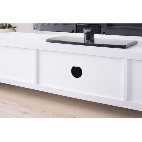 よろい木目の引き出しがアクセントになったテレビボード | シンプルスタイル