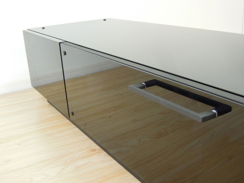 モダンテレビ台 ブラック ガラス 楽天市場】【送料無料】【リモコン通過】TV台 テレビボード