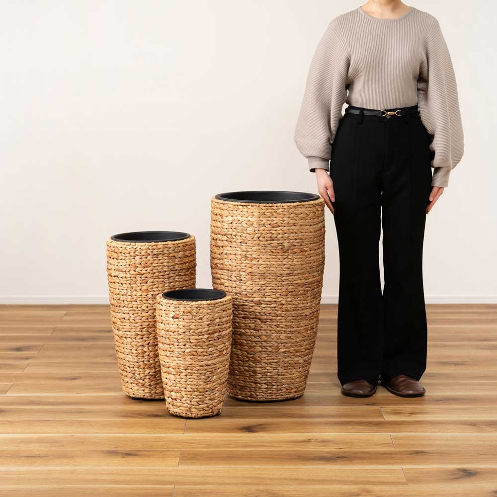 ハンドメイドバスケットプランター｜ハイタイプ