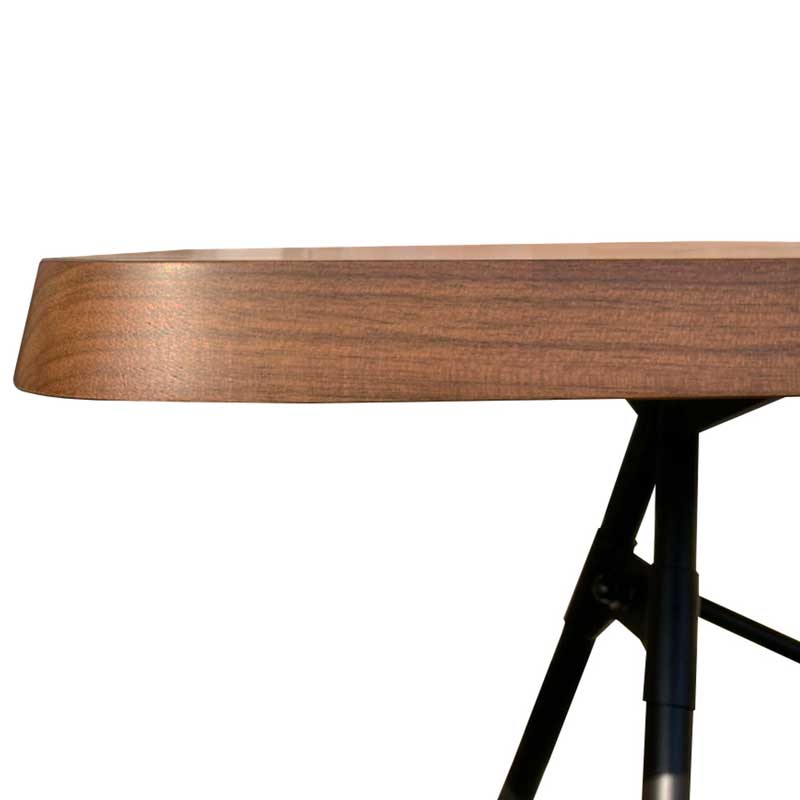 無垢材×スチール脚のナチュラルモダンダイニングテーブル|軽やかで上質な空間を演出|幅150cm