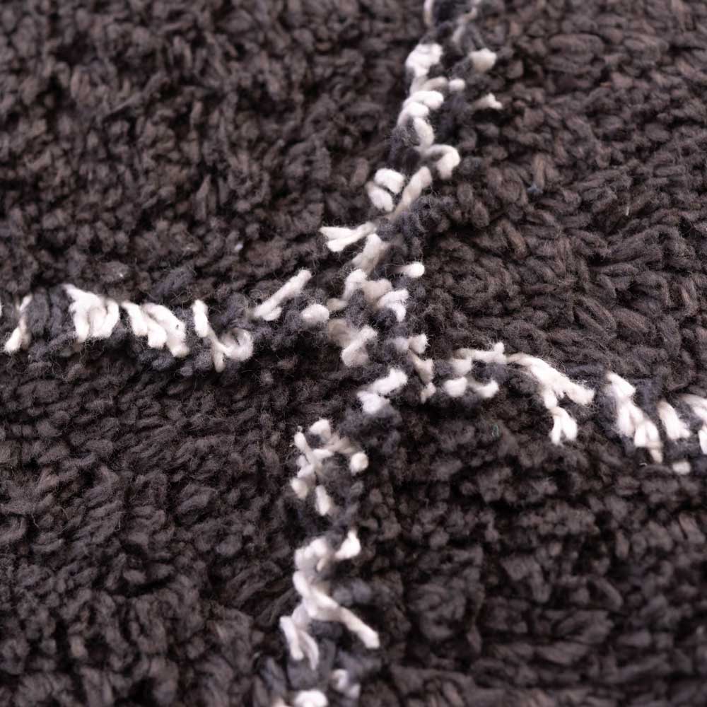 オールシーズン使える大判コットンラグ|シンプル&北欧モダンなラグ|185*185cm