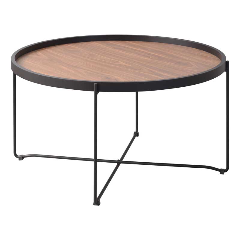 トレー天板のセンターテーブル｜ブラックスチール｜L | インテリア