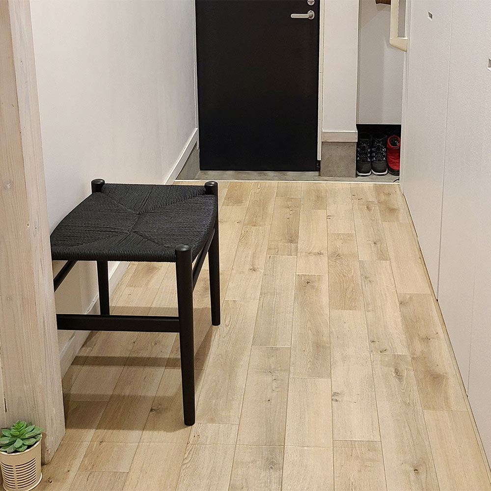 ペーパーコードスツール 北欧 木製 座面高44cm 完成品｜ダイニングや