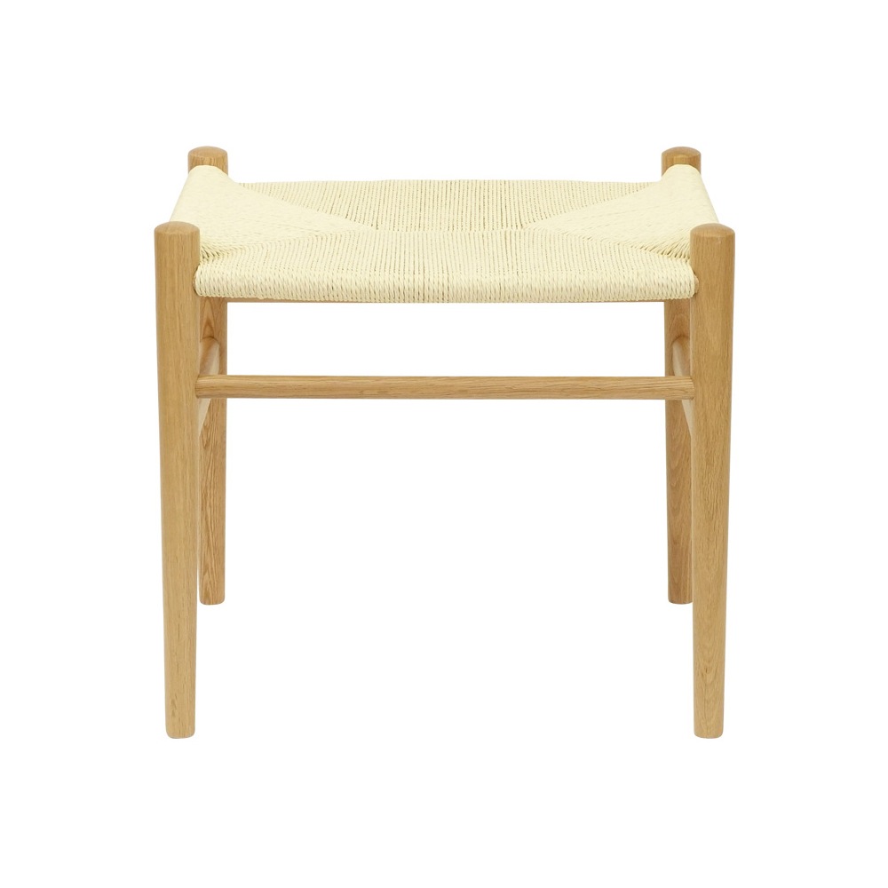 ペーパーコードスツール 北欧 木製 座面高44cm 完成品｜ダイニングや