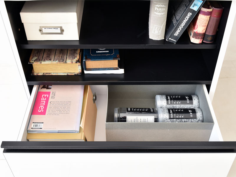 波状デザインがポイントのキッチンデスク｜SU