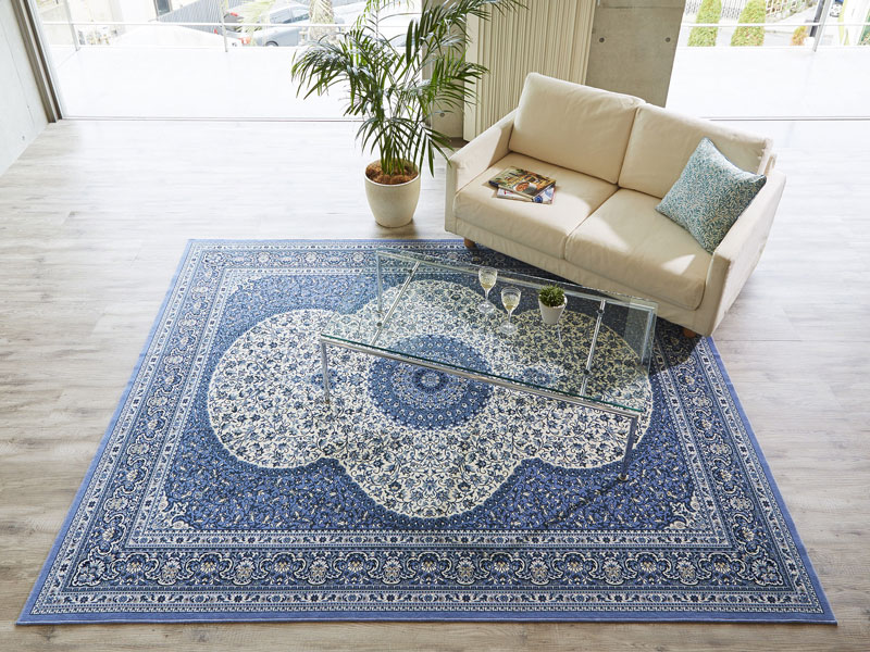 ペルシャ絨毯のようなデザインのエレガントなラグマット インテリア 家具の通販 デザイナーズ家具のモダン