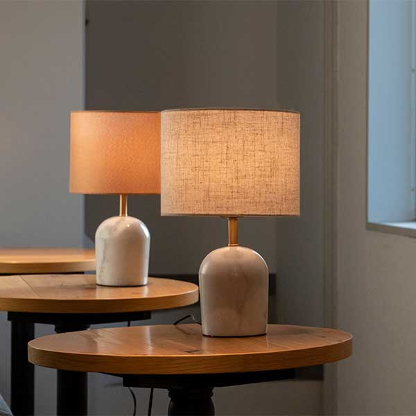 テーブルランプ 大理石 照明 卓上 LED対応 完成品｜おしゃれなリビング