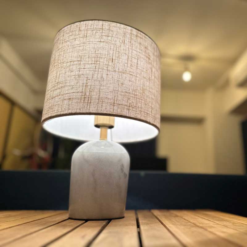 テーブルランプ 大理石 照明 卓上 LED対応 完成品｜おしゃれなリビング