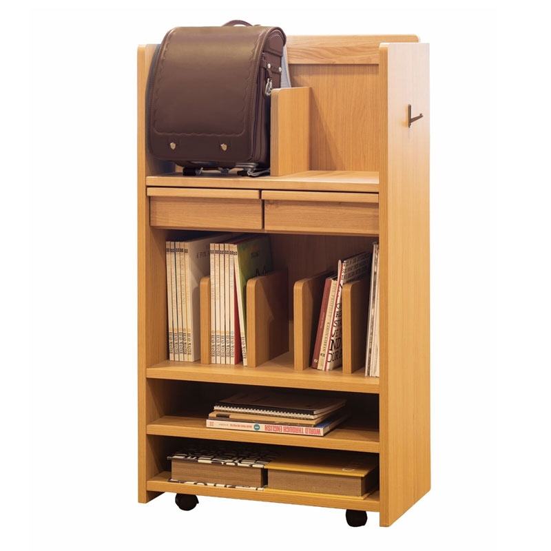 レトロモダンなランドセル収納｜ブラウンカラー