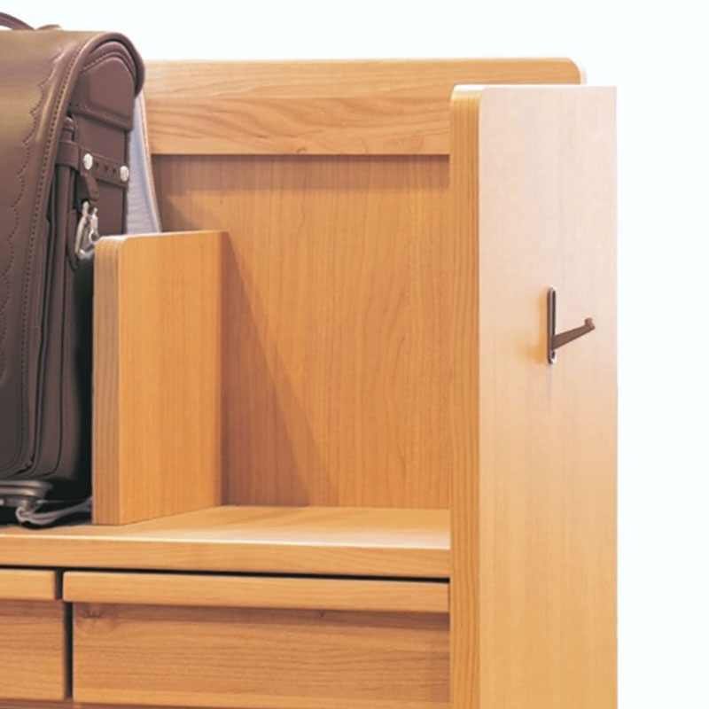 レトロモダンなランドセル収納｜ブラウンカラー