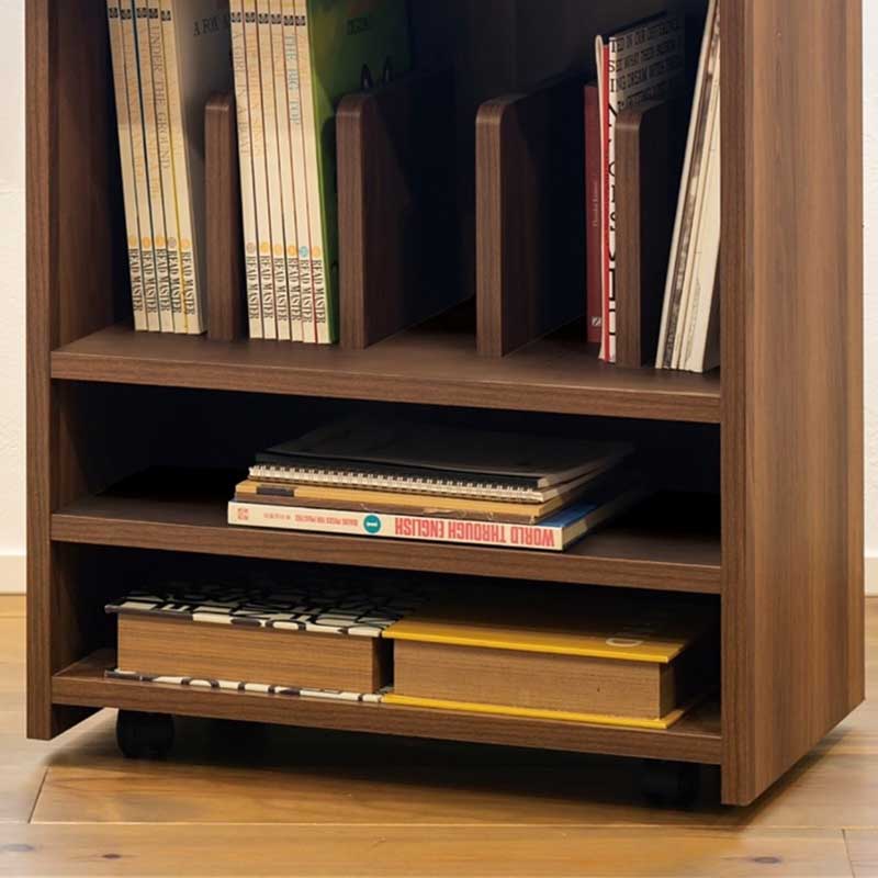 レトロモダンなランドセル収納｜ブラウンカラー